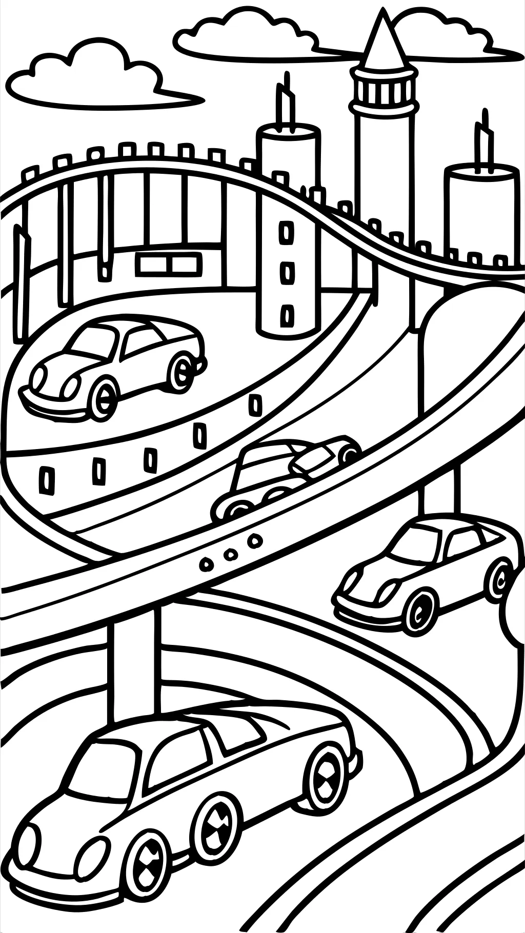 printable hot wheels coloring pages